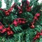 Rustic Buffalo Plaid Ribbon Christmas Garland - 6 Yards with Jingle Bell & Metal Sleigh Bell Ornaments